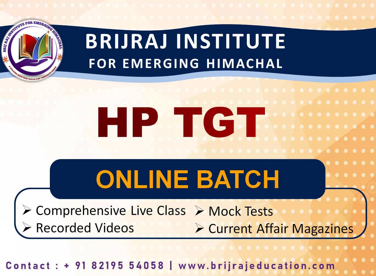 HP TGT Online Class